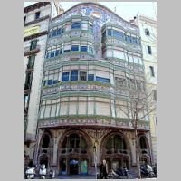 Barcelona, Casa Comalat, photo Stefanrevollo, Wikipedia,7.JPG